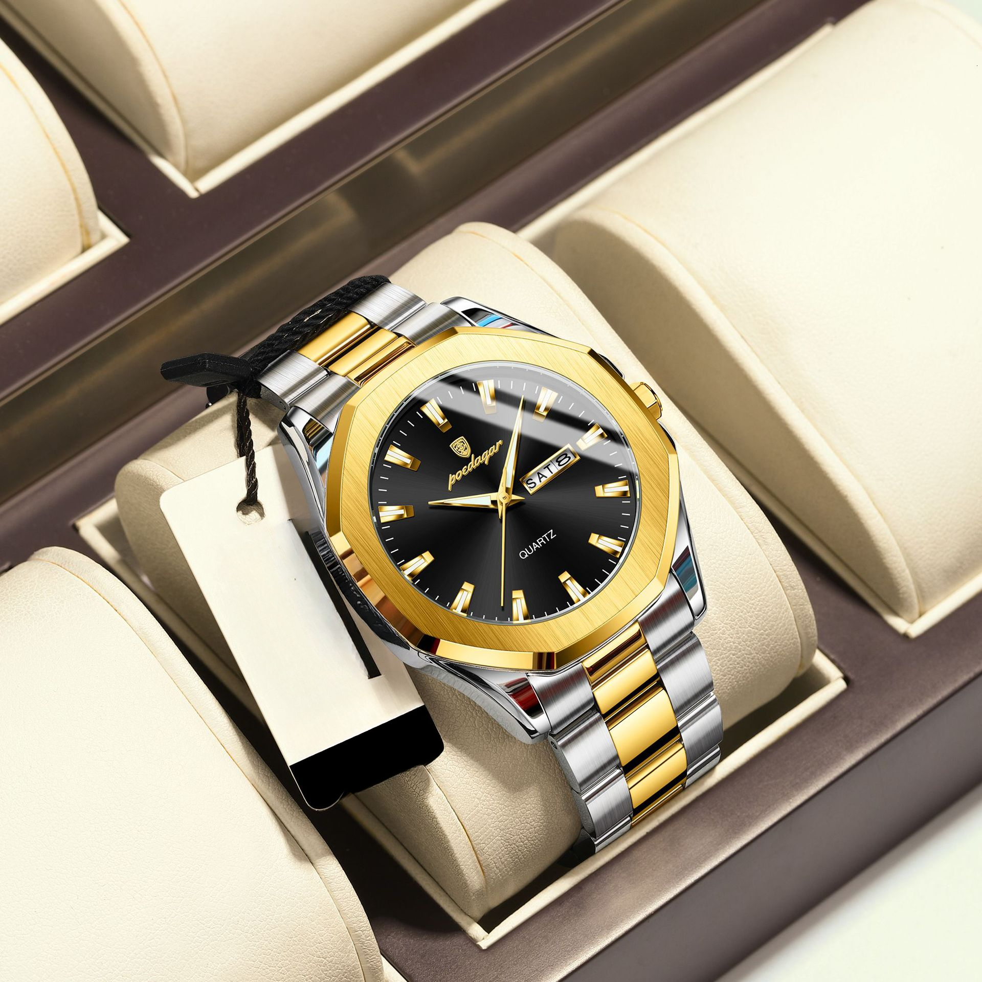 Swiss Brand Fashionable New Men's Waterproof Business Quartz Wristwatch Designer Watch Fashionable And Luxurious Casual Watch