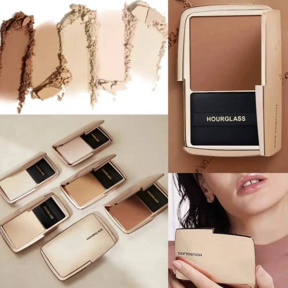 10.5g Original Brand Hourglass Vanish Airbrush Press Mist Cake Oilcontrol Lasting Translucent Light Makeup Setting Powder