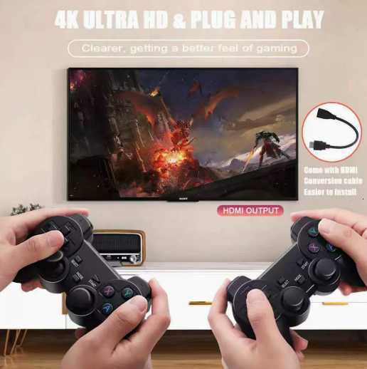 Arcade Box Video Game Console 4K HD Display Email Console for PS1/DC/N64 50000+Gaming Console Y241109