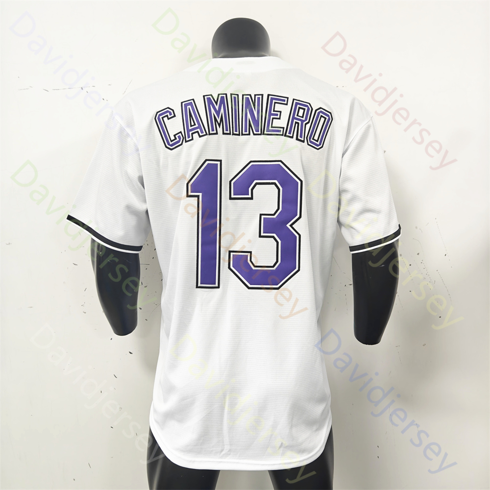 2026 Rays Baseball Tampa BayS Jersey Junior Caminero Wander Franco Carson Williams Shane McClanahan Cedric Mullins Wade Boggs Yandy Diaz Jacob Melton 
