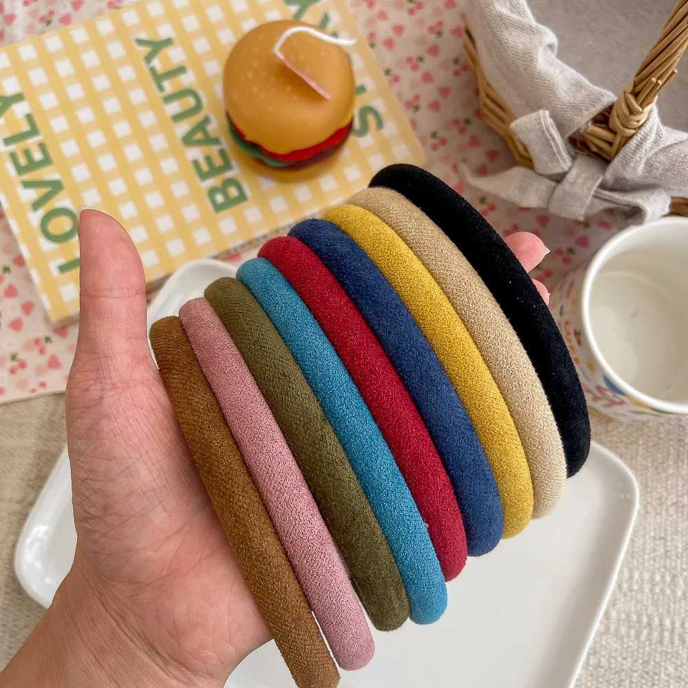 2026 Suede Fine Hairbands Headband Women Girls Wash Face Scrunchies Hair Head Hoop Bands Accessories Headdress Headwear Ornament D260326