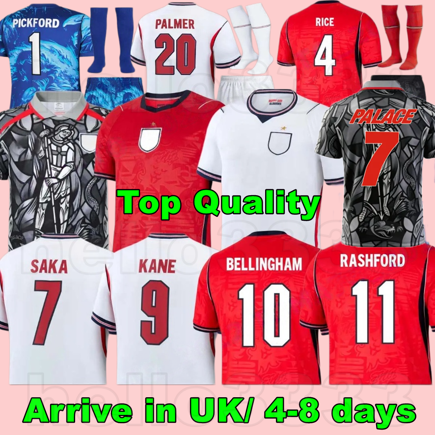 england shirt 26 27 Palace World Cup Kit KANE Soccer Jersey SAKA PALMER RICE FODEN kids Women Goalkeeper England world cup 2026 football kit shorts