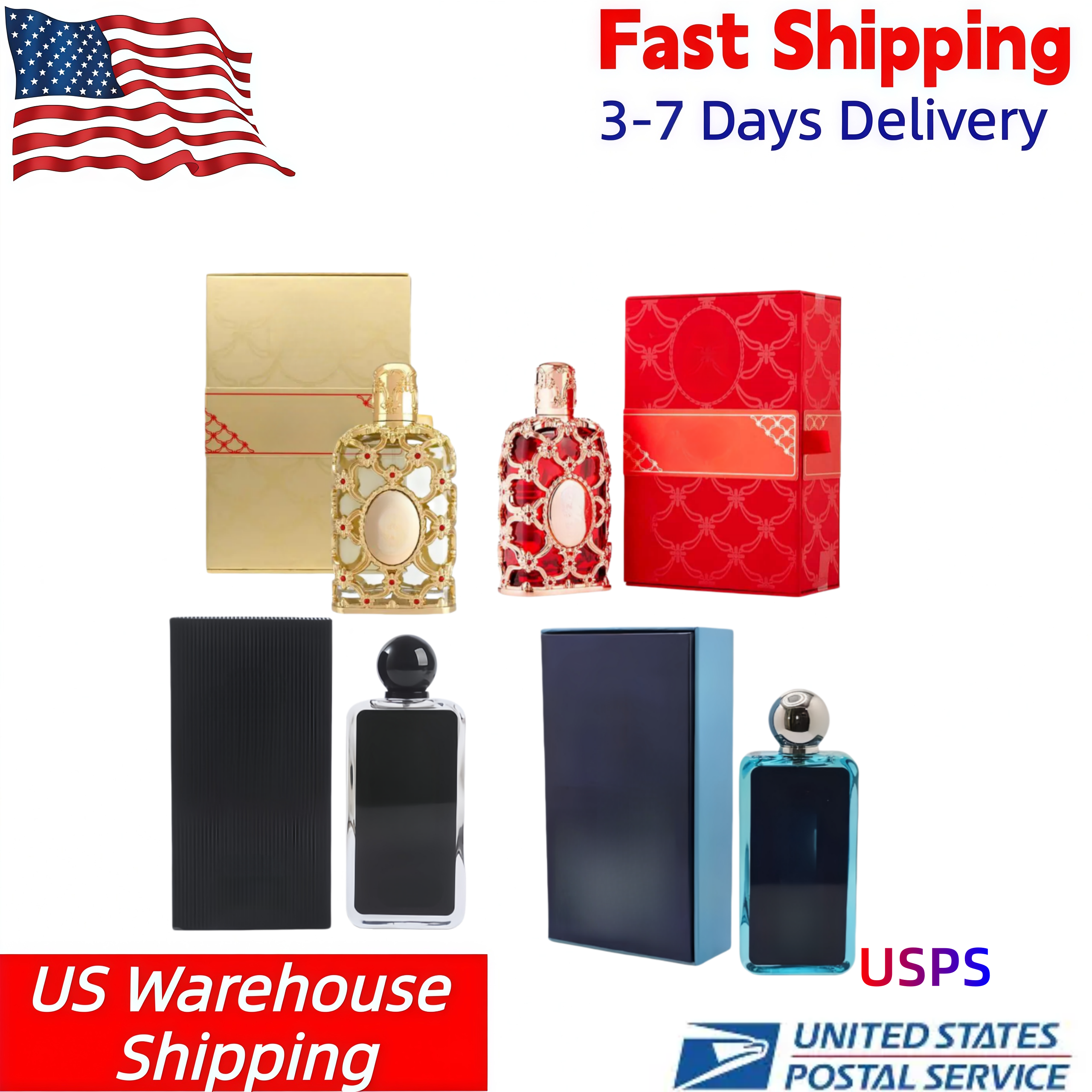 USA Free Shipping 3-6 days delivery Fragrance, Top Choiceen and Women Top-grade Cologne Long-lasting Pleasant Scent
