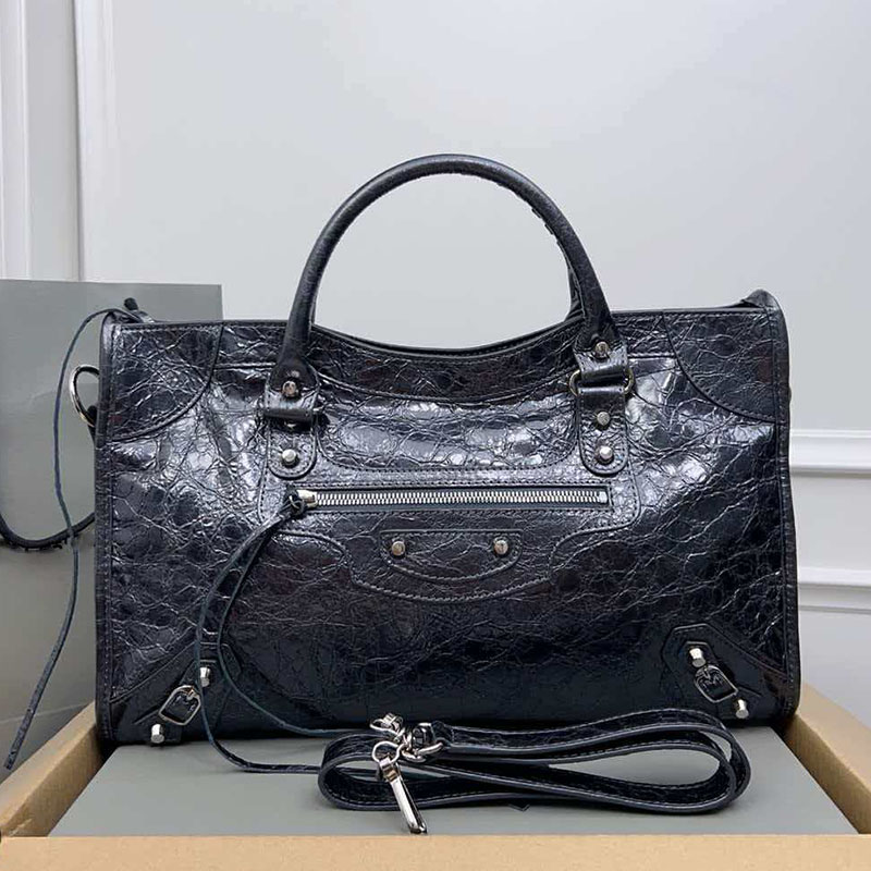 Womens Le City Bag Mini in Silver designer leather bag luxury womens bag adjustable detachable shoulder strap bag cotton canvas lining bag fashionable Totes