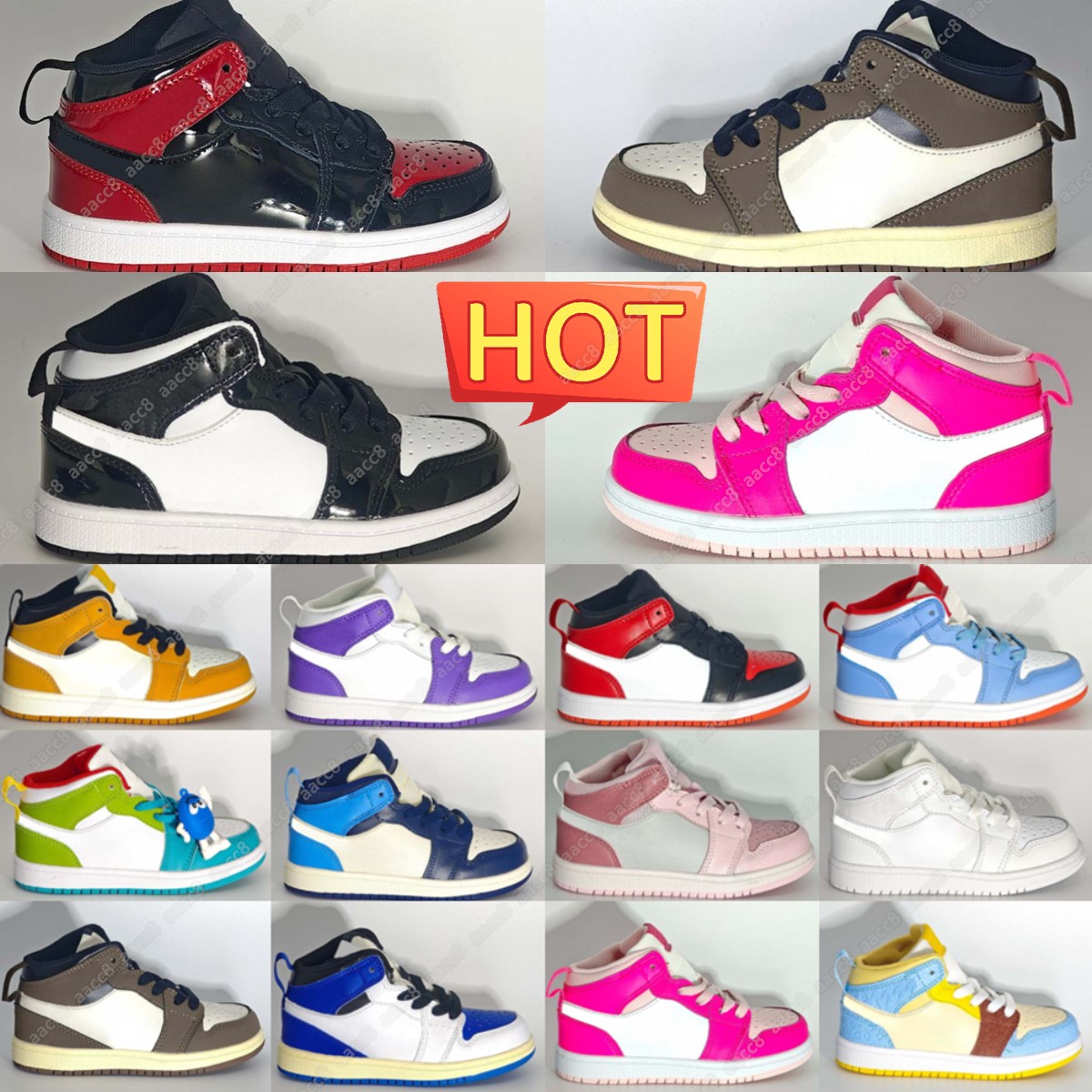 designer kids shoes toddlers basketball shoes infants Children boys girls sneakers black white pink blue Colorful baby kid trainers