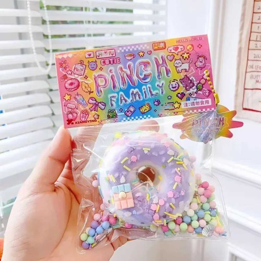 Taba Squishy Cake Doughnut Stress Relief Toy Extra Large Sensory Fidget Toys for Kids Adults Anxiety Relaxation Squeeze Gift H260326