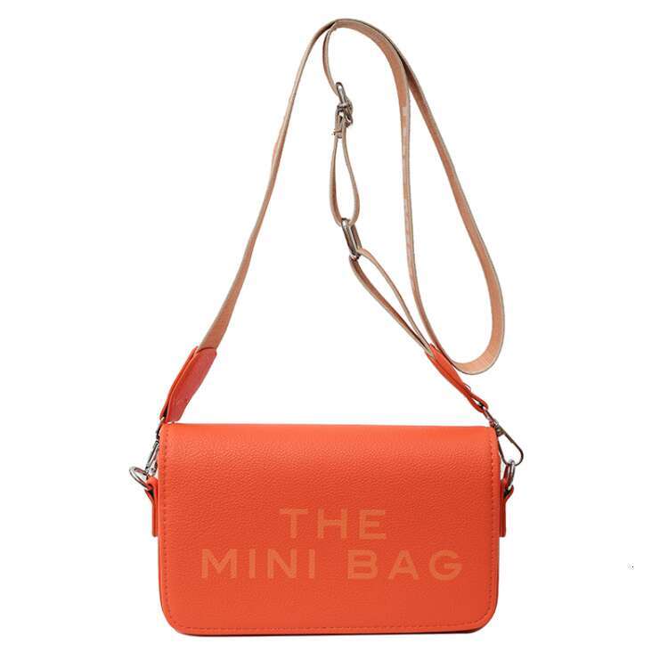 Factory wholesale trendy women's fashionable lettered small square ladies' casual shoulder and crossbody bags, customizable with logo