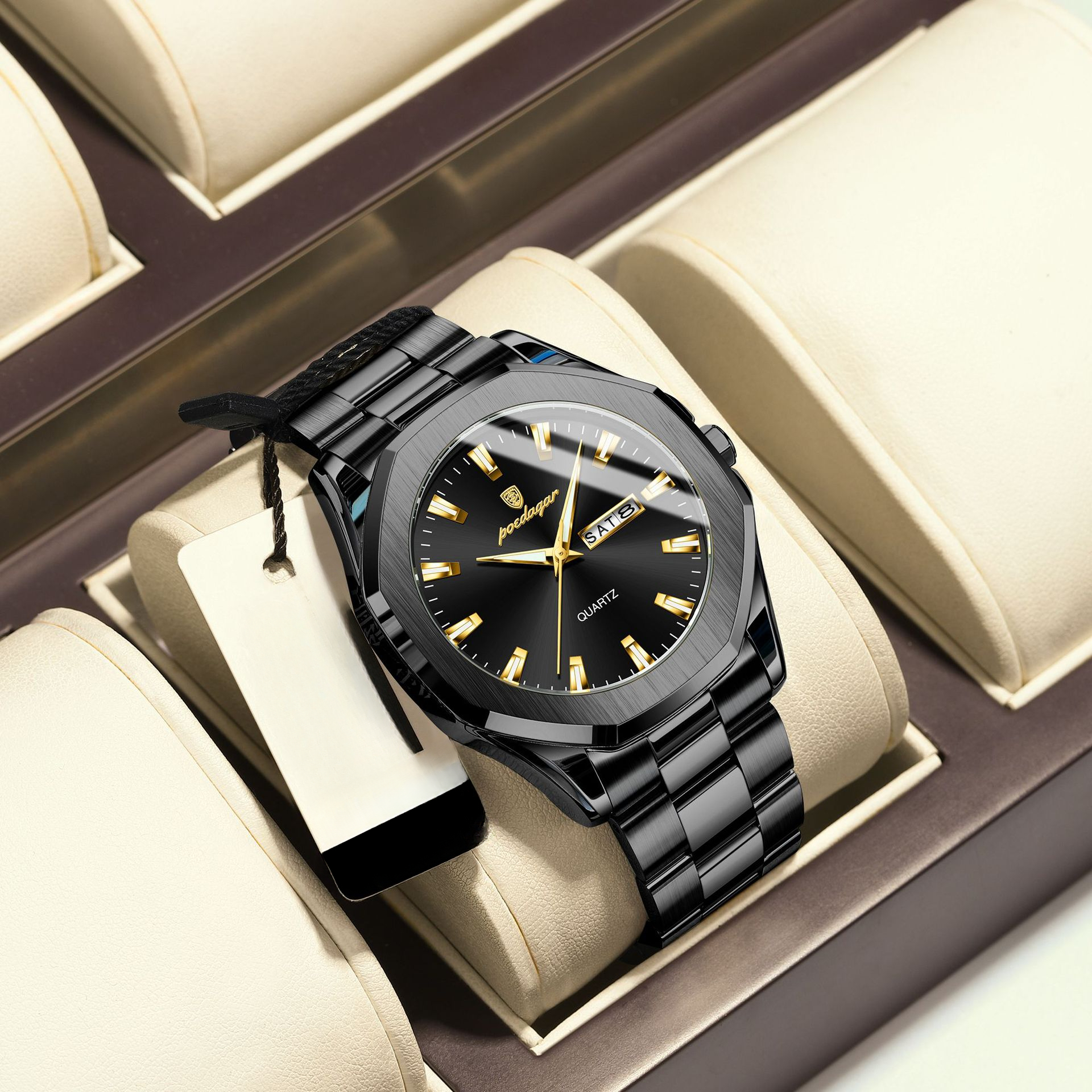 Swiss Brand Fashionable New Men's Waterproof Business Quartz Wristwatch Designer Watch Fashionable And Luxurious Casual Watch