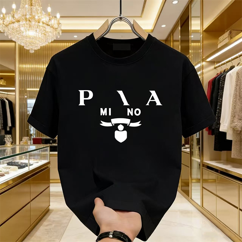 Designer Brand Luxury Mens T Shirts Soft Cotton Short Sleeves T-shirts Summer Casual Comfort Men's Clothing Apparel Tees Tshirts Black White Green Red S - XXXXXL