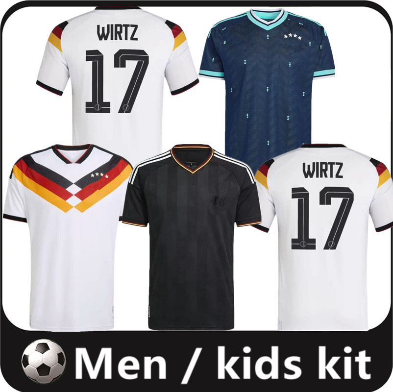 2026 World Cup Germany soccer jerseys 125 Year Anniversary WIRTZ PAVLOVIC WOLTEMADE KIMMICH Player version 26 27 shirts long sleeves Men Kids Kit Set 16-4XL