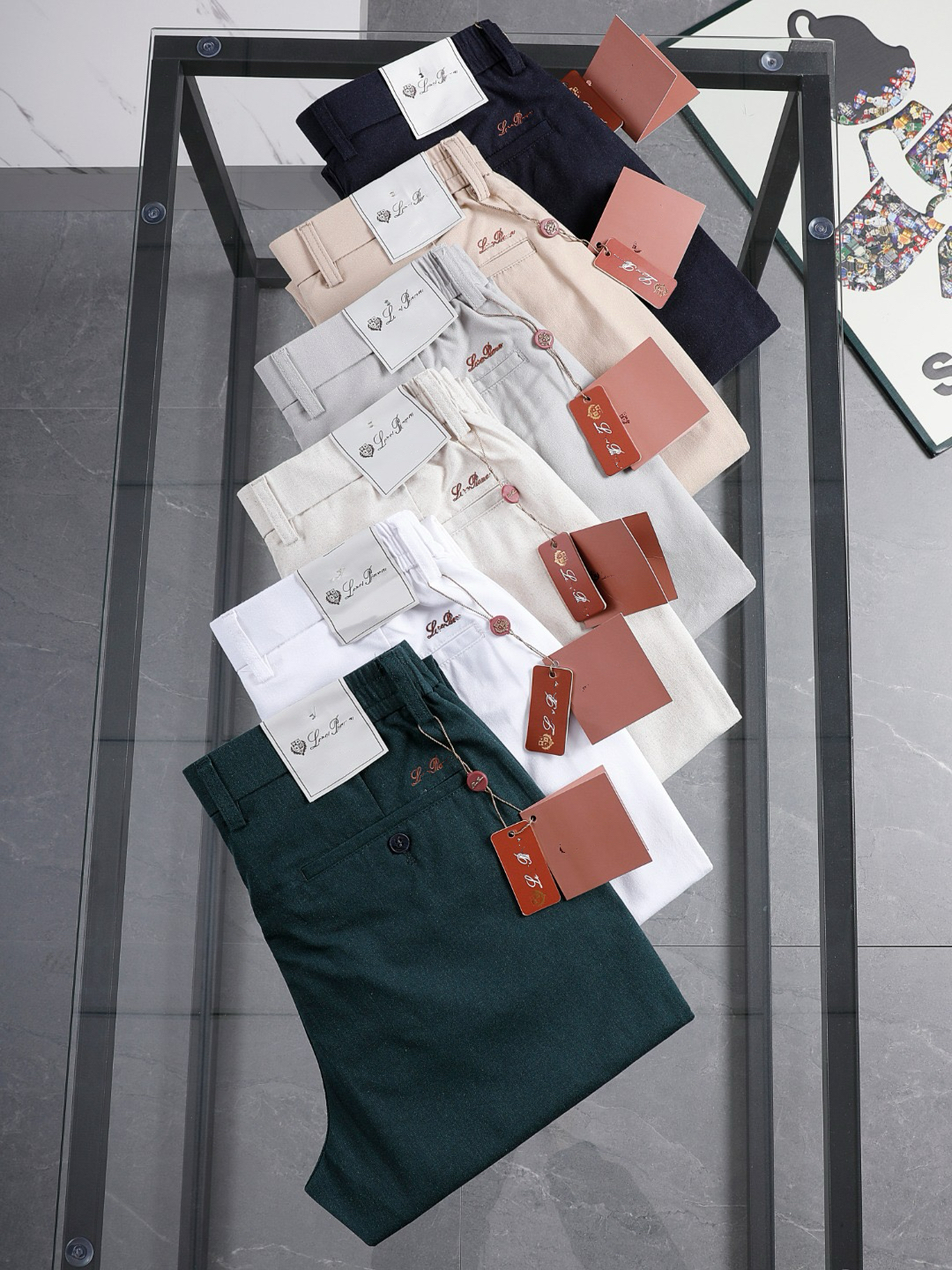 Designer pants men's casual trousers, tailored long trousers for men, business style men's trousers, casual luxury men's autumn and winter thick trousers,