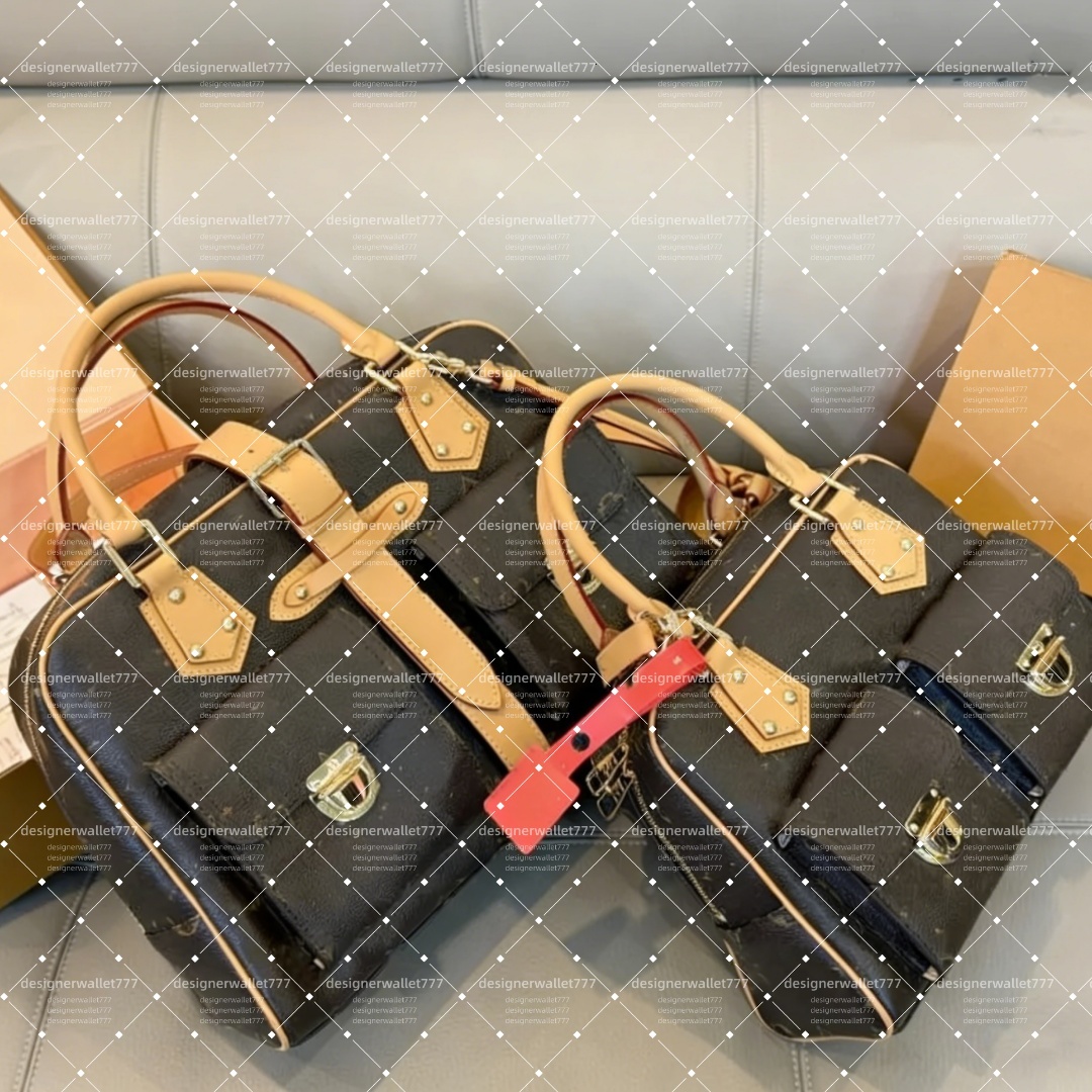 Luxury Vintage Manhattan Bag designer tote bag fashion crossbody shoulder womens handbag leather Satchel Hobo Travel bag Purse top quality