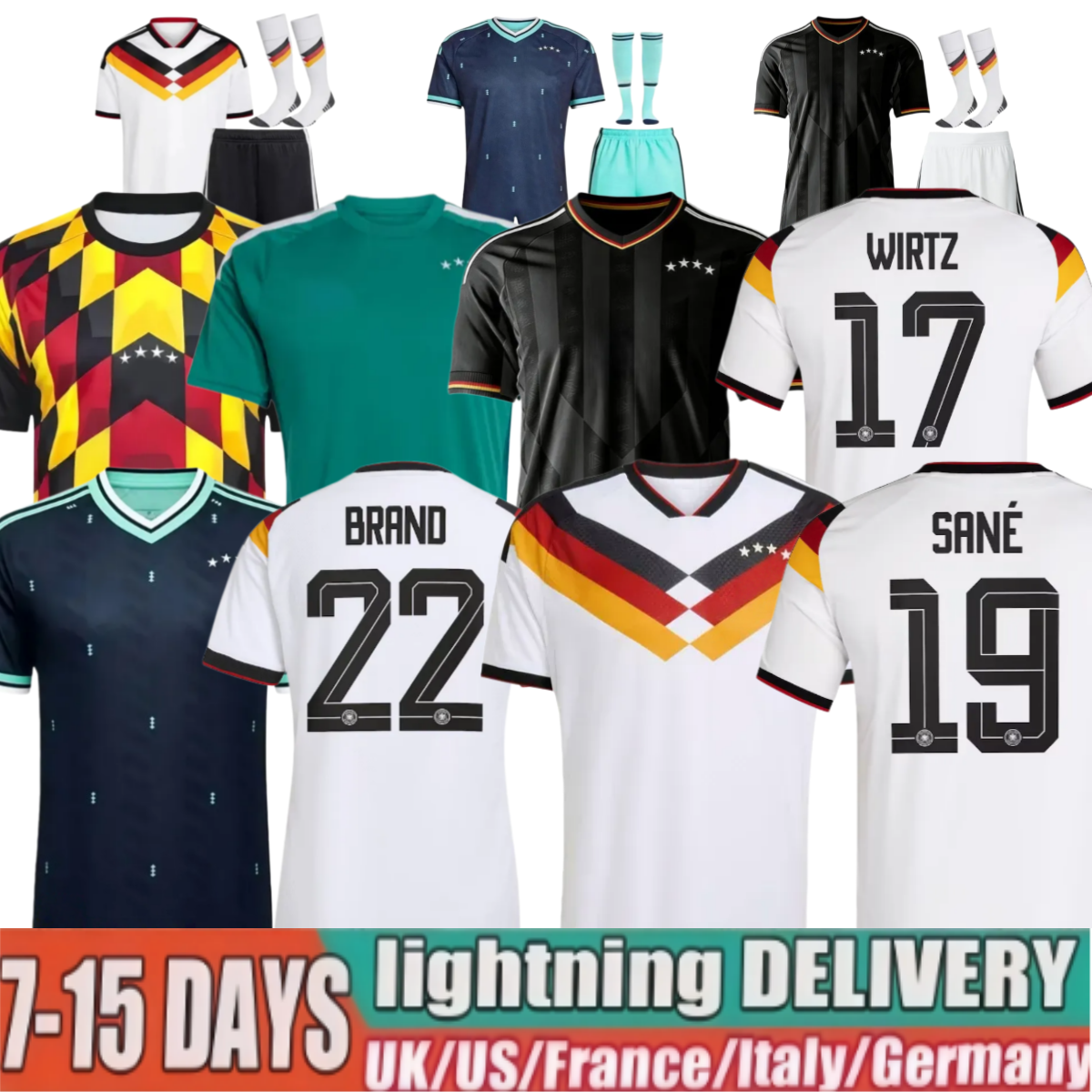 16-4XL 26 27 Trikot GerMaNys football jersey 2026 2027 home away goalkeeper player male children Germany MUSIALA HAVERTZ KROOS WIRTZ MULLER SANE NEUER