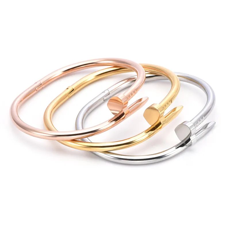 luxury jewelry new designer bracelet nail bracelet, men and women same style full diamond bracelet, fashion and simple, elegant and generous, the best gift size 17.19.21