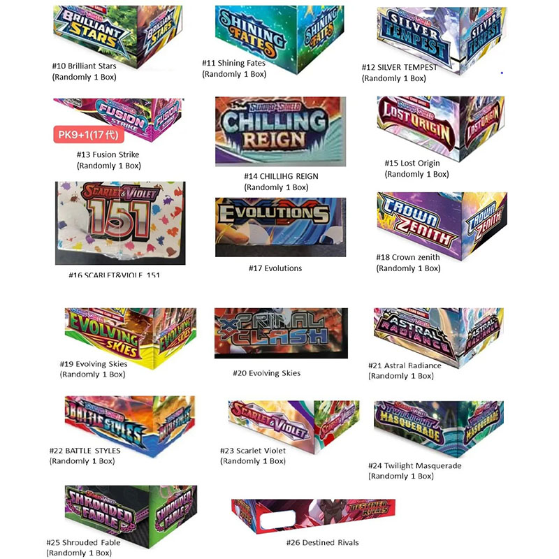 360pcs/Box Board Game English Booster Card REBR THU BUR SWO ULT Anime Peripheral Collection Card Holiday Gift