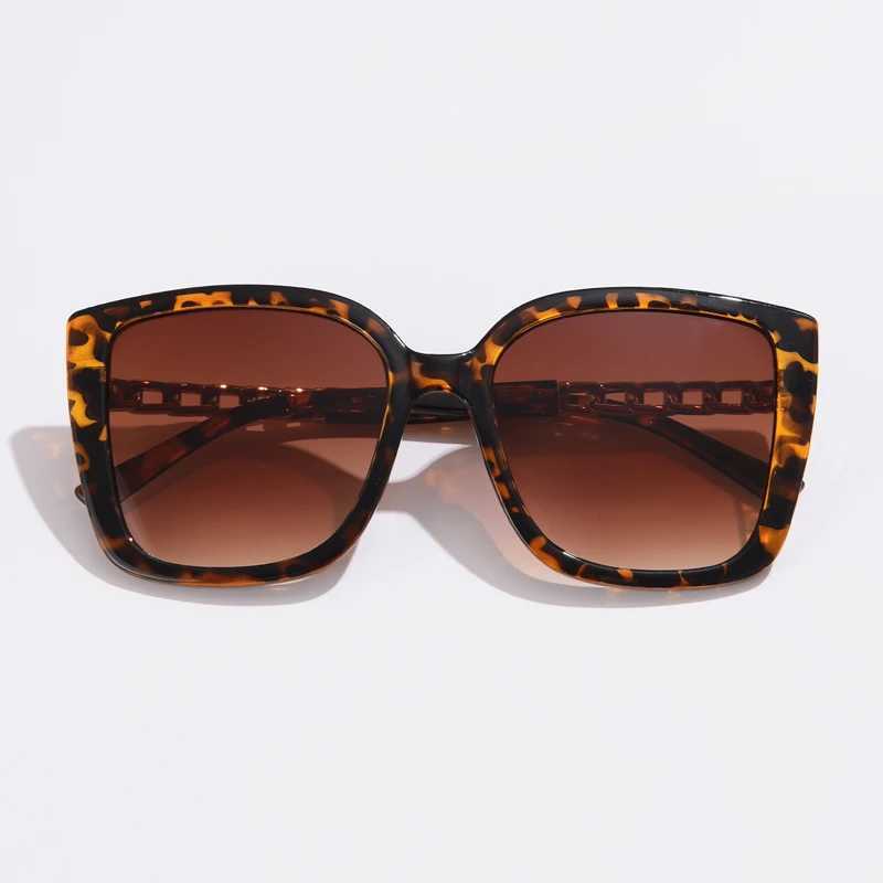 Cycling Fashion Oversized Square Sunglasses Gradient Lens Female Sun Glasses Luxury Brand Shades Decoration Outdoor Eyeglasses D260326