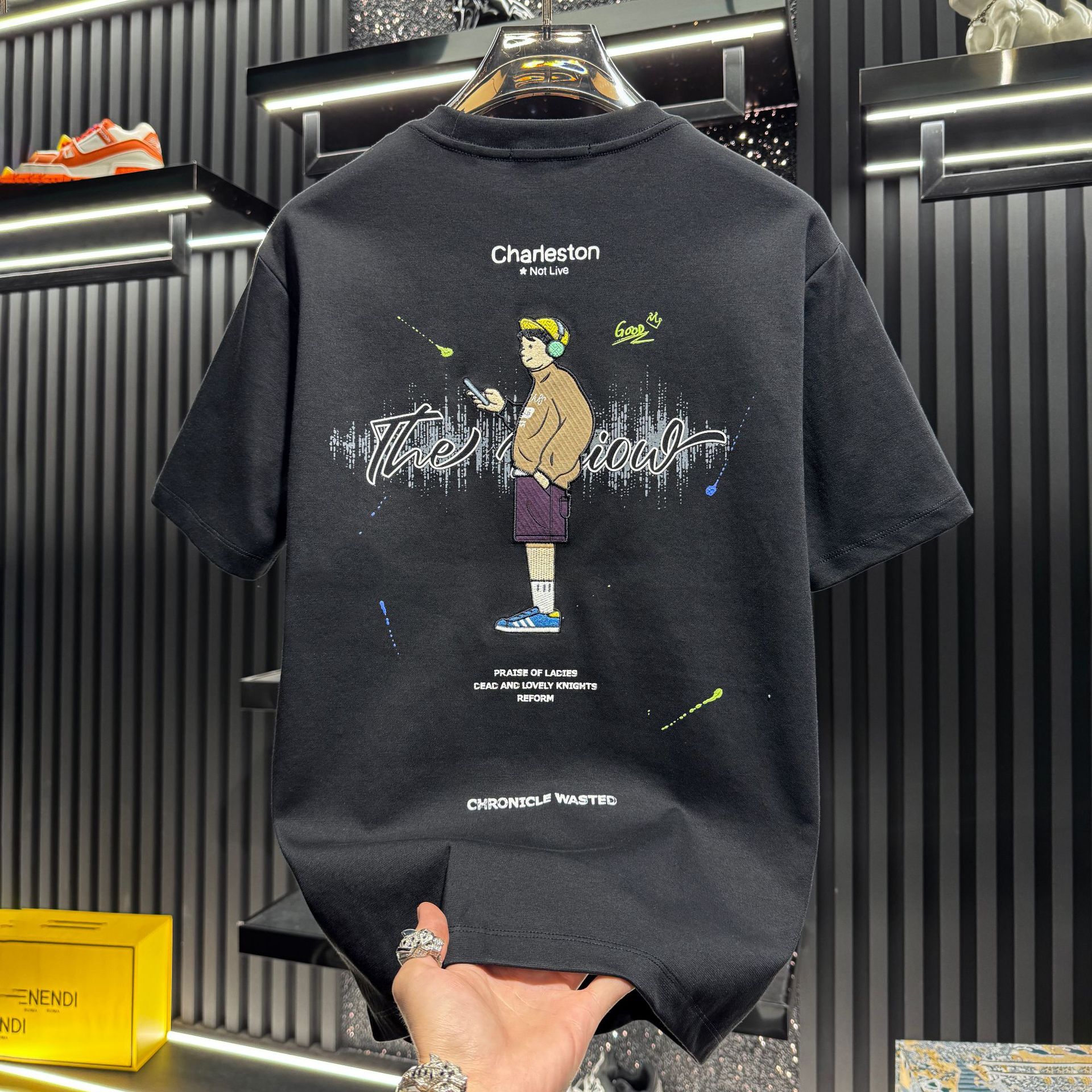 2026 Summer New Arrivals Men's Premium Cartoon Boy Graphic T-Shirts | Trendy Lightweight American Style Short Sleeve Tops