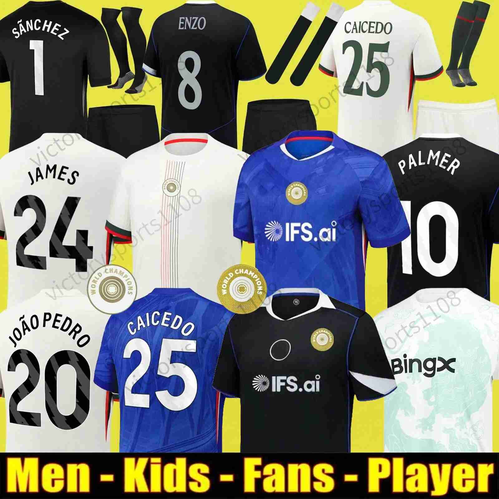 chelase jersey 25 26 Palmer Jadon Enzo Fernandez JOAO PEDRO jersey Marc Cucurella Estevao GARNACHO Caicedo kits kids Chelse Football Shirt cfc jersey chelses jersey
