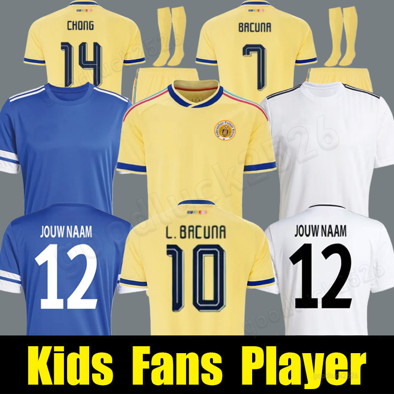 2026 Curacao Soccer Jerseys 26 27 Tahith Chong Sontje Hansen Juninho Bacuna Armando Obispo Home Men Kids Football Jersey Shirt Kit Away Yellow Uniform