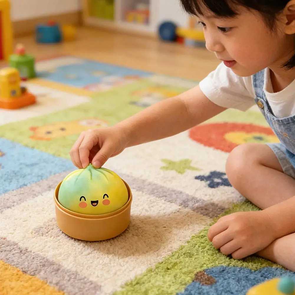 Giant Squishies Dumpling Bun Toy Slow Rising Glitter Dumpling Stress Ball Stress Relief Fidget Toy for Home Office Travel Z260326