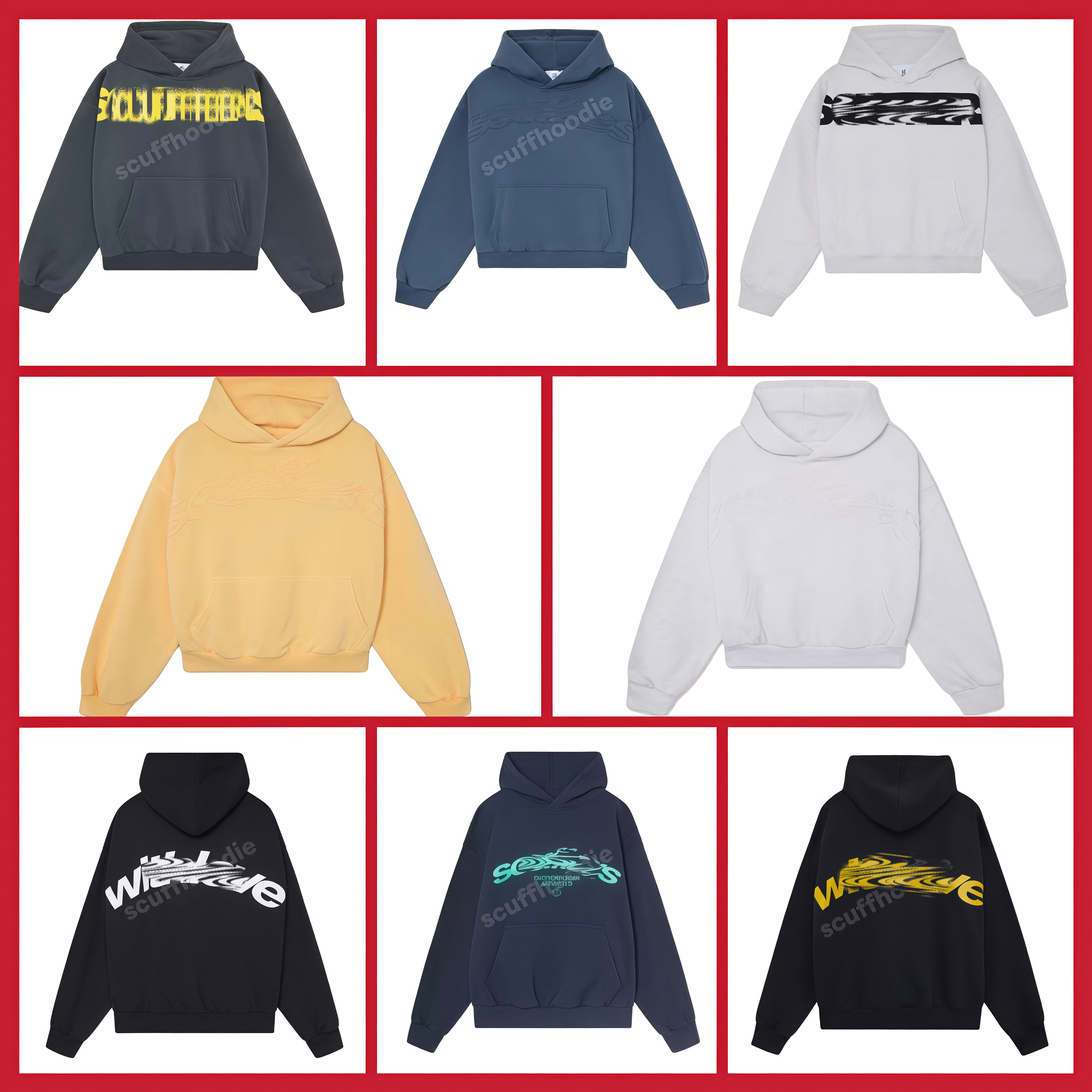 scuhoodie hoodie designer Mens sweatshirt Fashion Holiday Couple Printing shirt loose tees womens tops leisure tee s-xl Mens womens sweatshirt us size