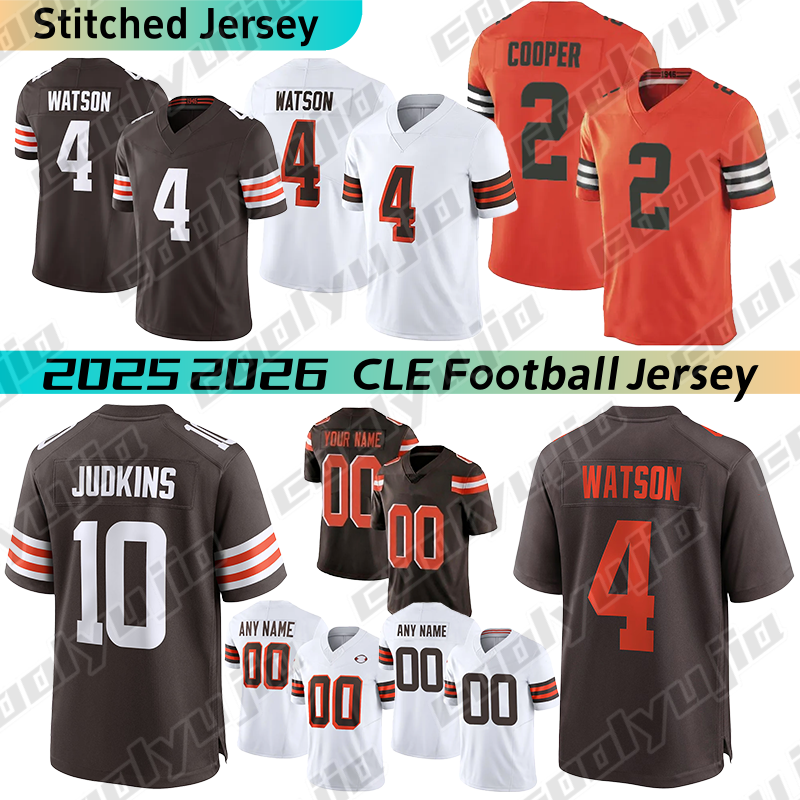 Clevelandcity Brown jersey Myles Garrett Quinshon Judkins Dillon Gabriel Fannin Njoku Tillman Graham Jeudy Watson Brownsjersey Collins Bitonio football jerseys