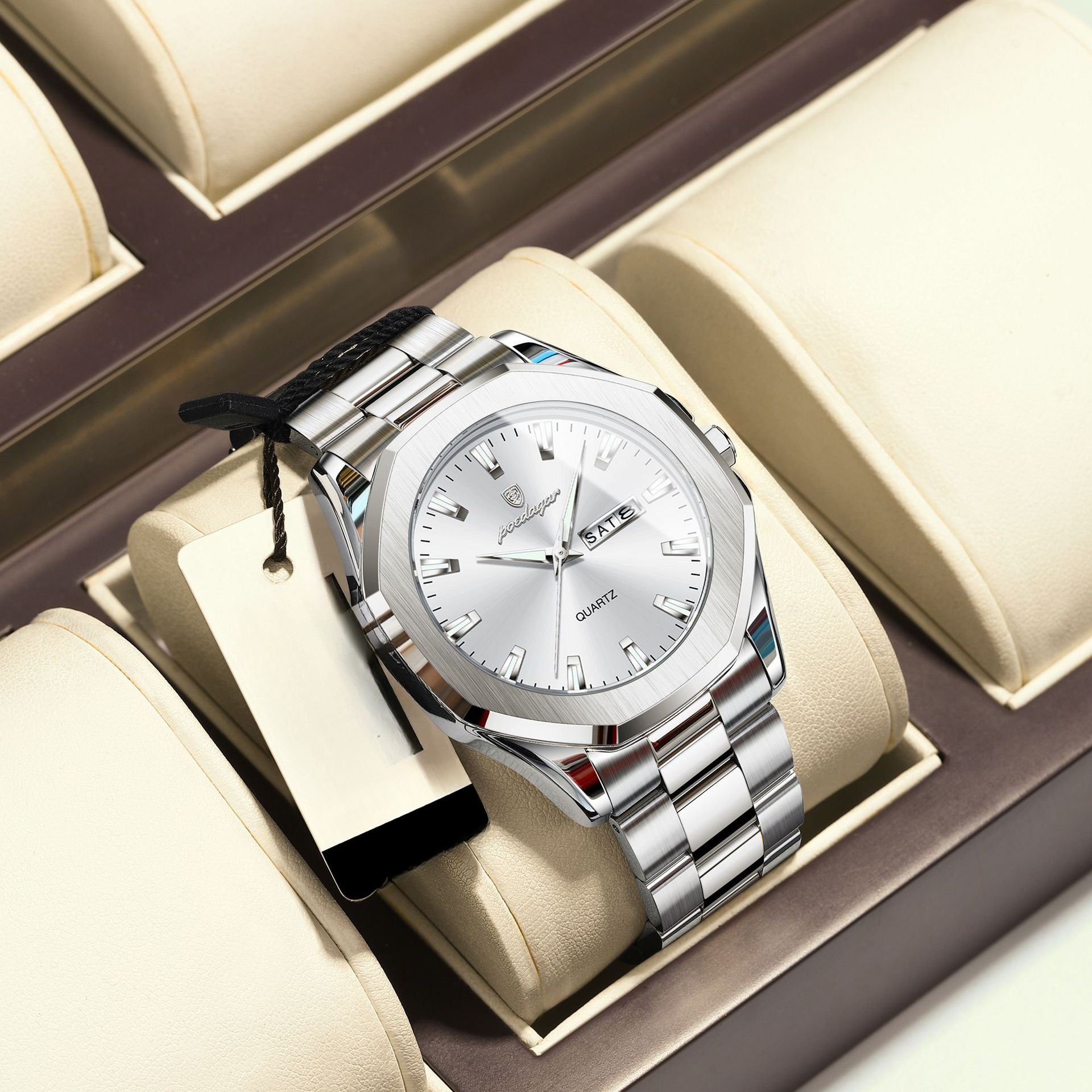 Swiss Brand Fashionable New Men's Waterproof Business Quartz Wristwatch Designer Watch Fashionable And Luxurious Casual Watch