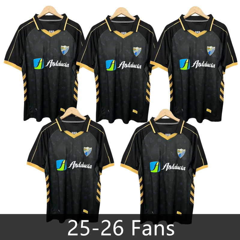 2026 2027 S-4XL CAMISETA MALAGA CF soccer jersey 120 ANIVERSARIO Kids 2026 Kit Home Football Shirts Men BUSTINZA M. JUANDE RAMON FEBAS ALEX GALLAR SOL MUNOZ