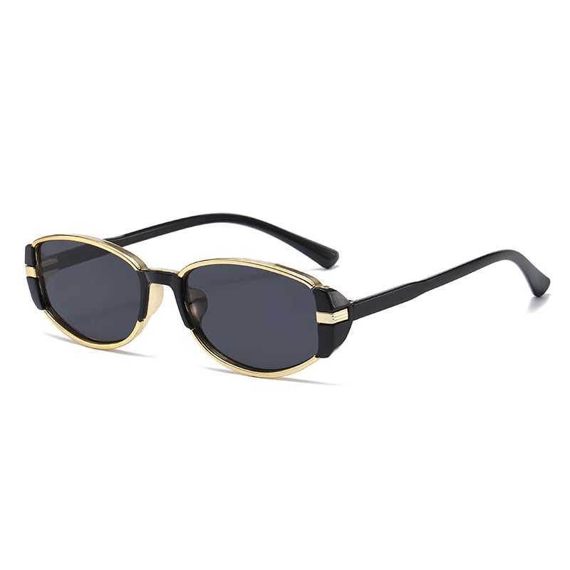 Cycling New Oval Metal Sunglasses Fashion Male Female Brand Designer Sun Glasses Retro Men Outdoor Sports Fishing Goggles D260326