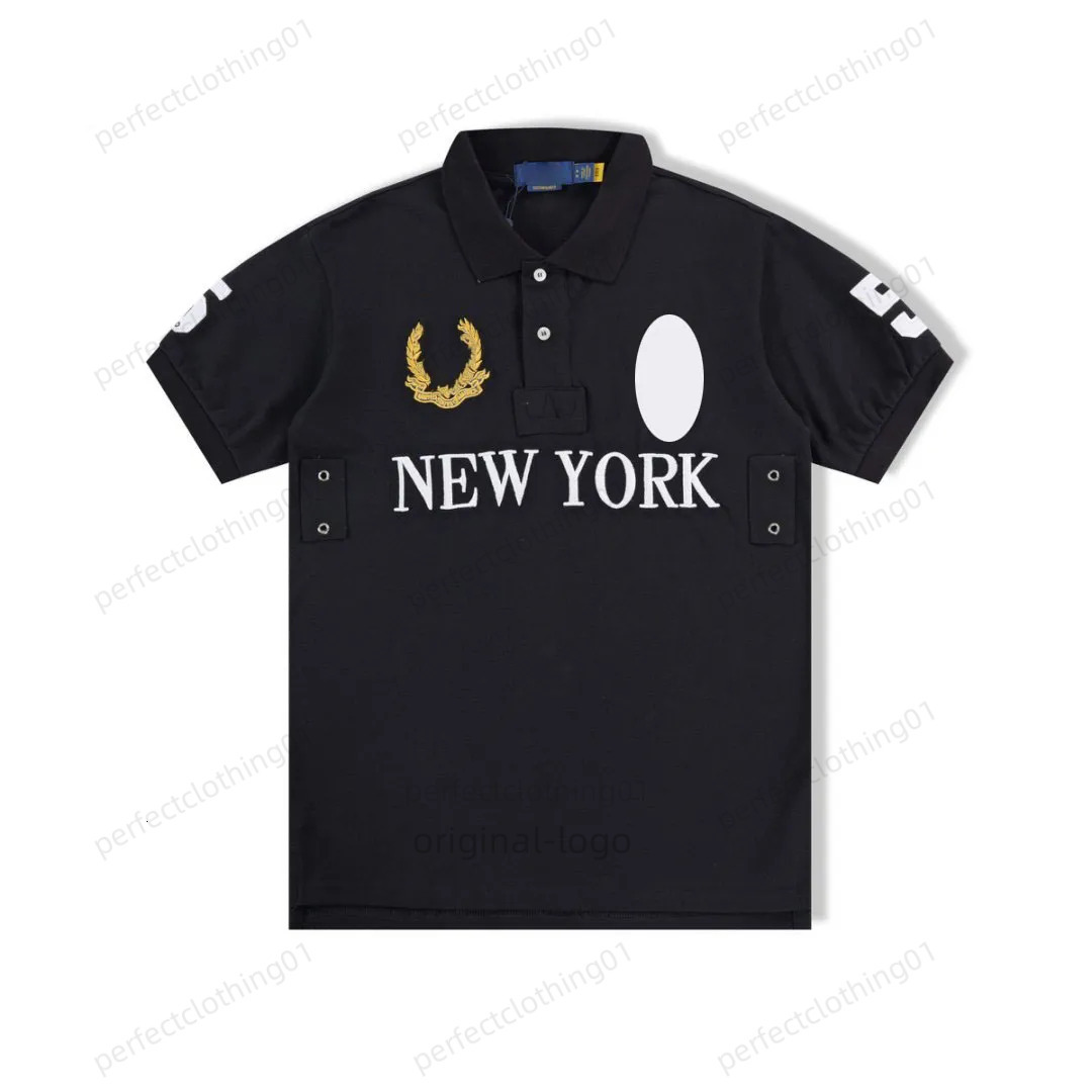 Designer Men's Polo T Shirt Jersey Embroidery Letter Pattern Short Sleeve Shirts Summer Casual Sports Cotton Polo Shirt Men 90