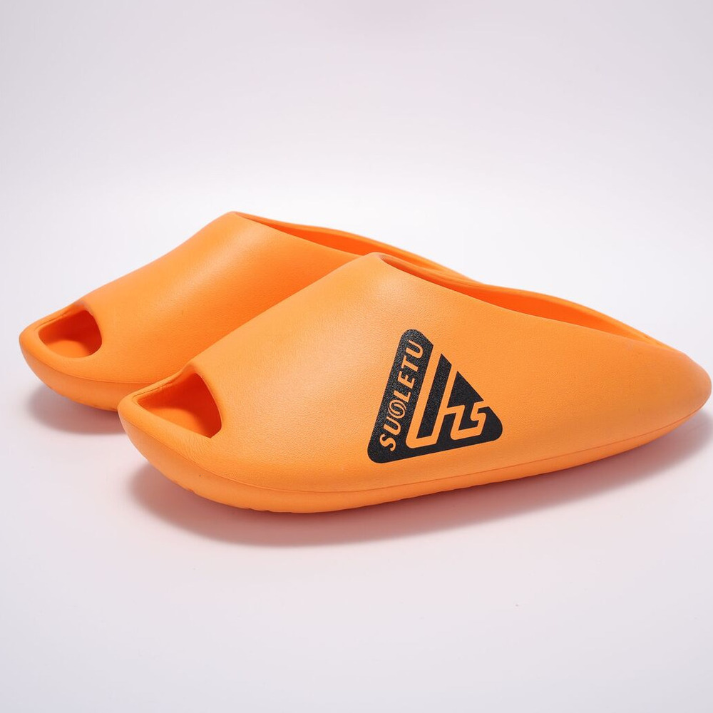 Women's Slides Couple Ultra Light Trendy Thick Bottom Cloud Slippers Summer Outdoor Sandals Fashion Gifts Non Slip Solid Slide Outdoor Recreation - view 5