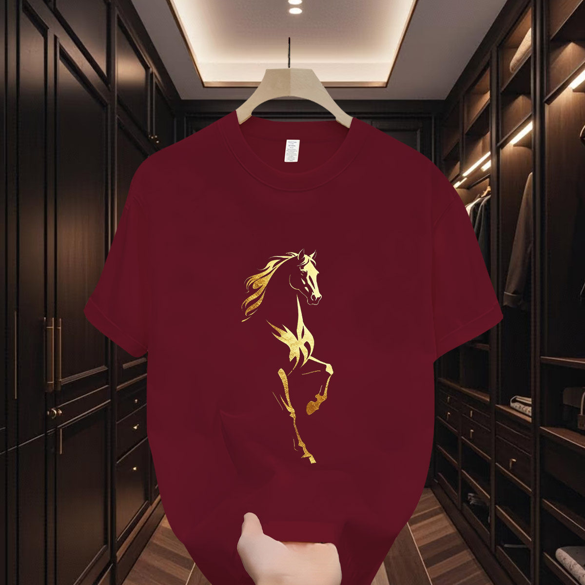 2026 Summer New Arrivals Men's Heavyweight Cotton T-Shirts | Versatile Casual Trendy Oversized Crew Neck INS Tops