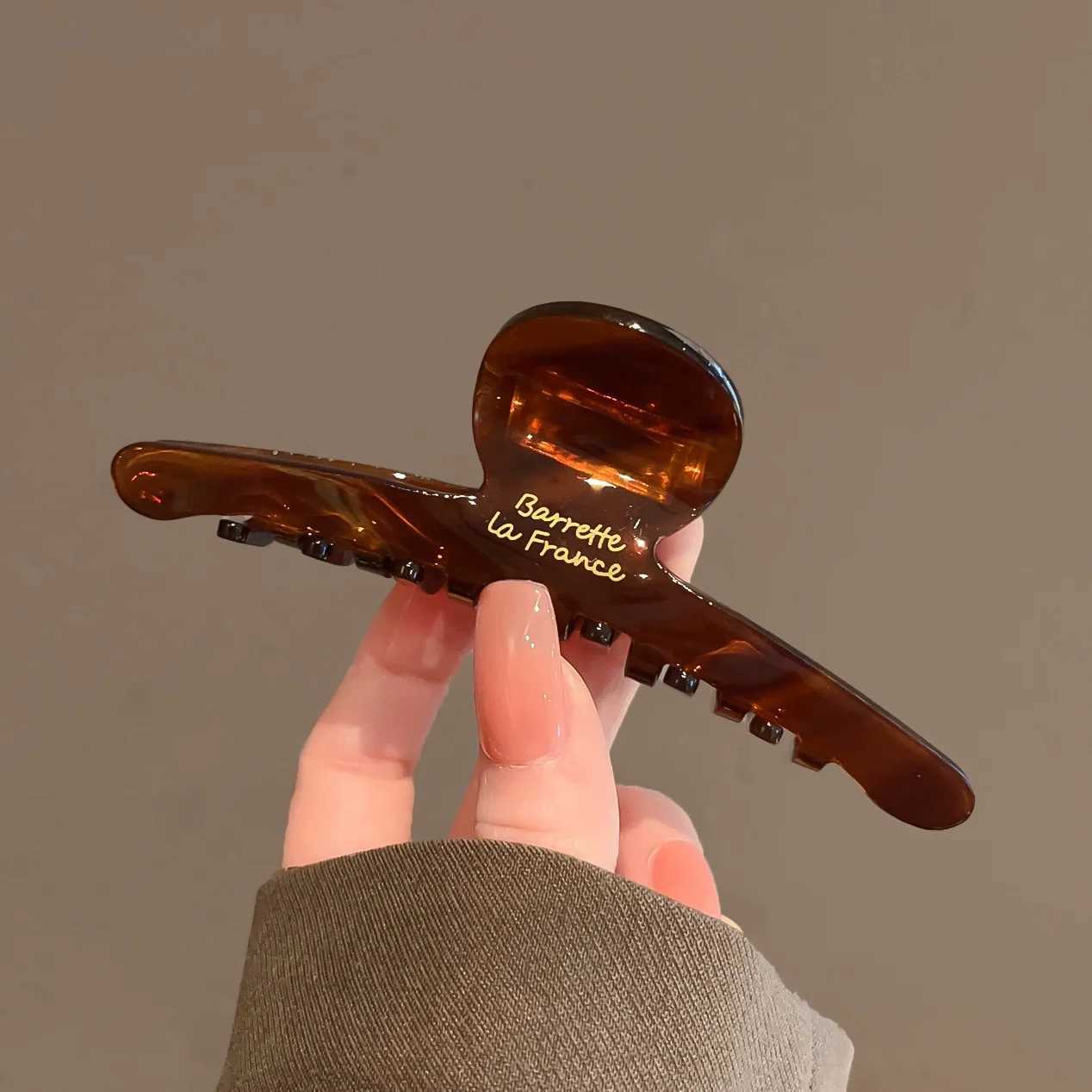 Women Acetate Leopard Hair Claw Hair Claws Chic Barrettes Crab Hairpins Styling Clips Girls Lady Headwear Hair Accessories H260326