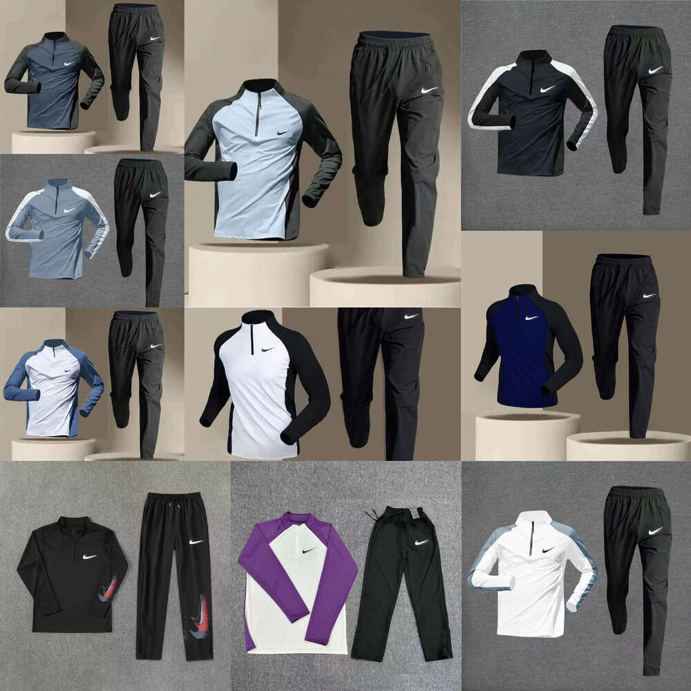 niki jogging suit Designer men tracksuit sportswear basketball fashionable casual breathable pure cotton refreshing zipper clothes sports pants 00