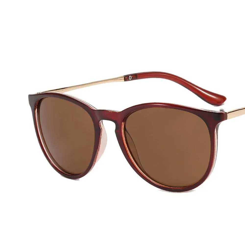 Trendy Sunglasses Fashion Women Sun Glasses Metal round Cat Eye Eyewears Men Leisure Shopping Luxury Eyeglasses for Party Travel D260326