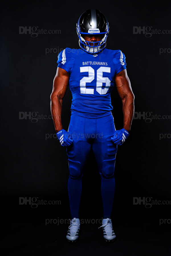 St. Louis Battlehawks UFL Jersey Freedom Akinmoladun Bradley Ashmore Hakeem Butler Tariq Carpenter Nevelle Clarke Frank Darby Tayler Hawkins Myles Sims Custom