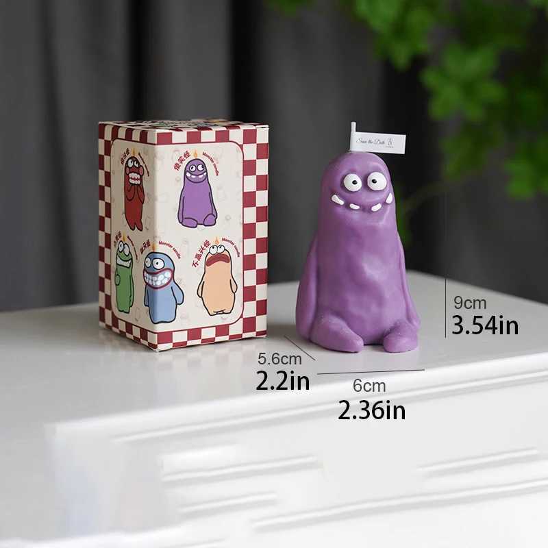 1PCS Clay Man Monster Scented Candle Wholesale Funny New Year fragrance Birthday Gift With Hand Gift Handcrafted Scented Candle H260326