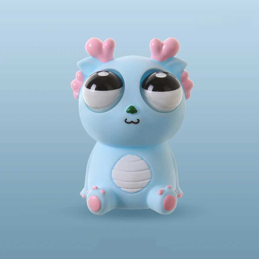 Squeeze The Head Pop The Eyes Weird Satisfying Dragon Fidget ToyPop-Out Eye Dragon Squeeze Toy Stress Reliever H260326