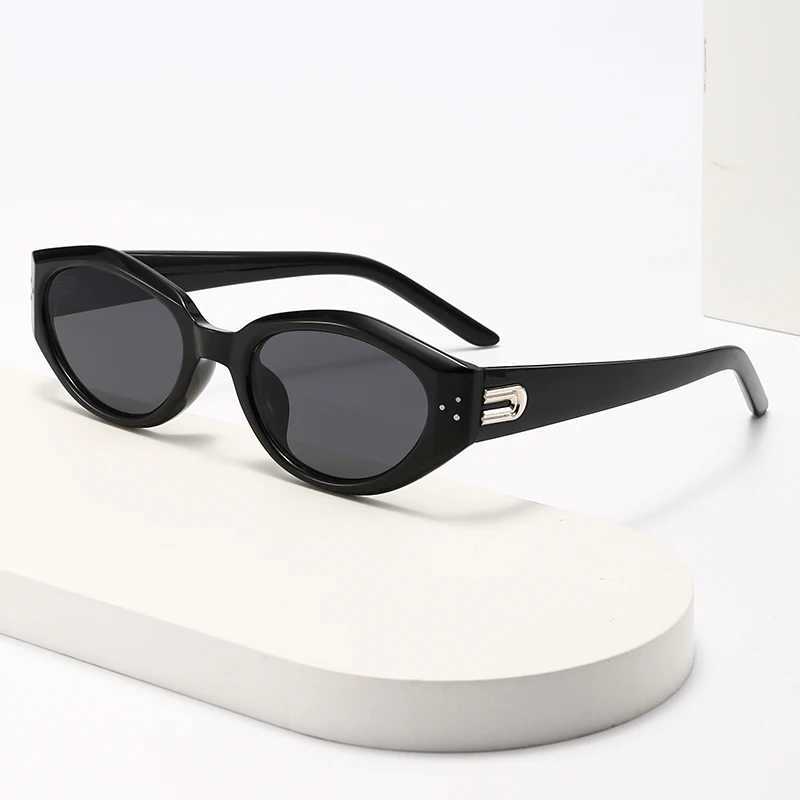 2024 New Women Summer Senior Cat Eye Sunglasses Fashion Korea Street Sunglass Elegant Lady Retro Outdoor Fishing Eyewear UV400 D260326