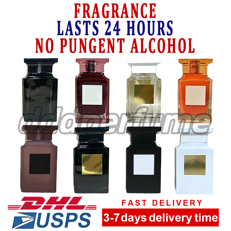 High quality perfume fragrance lasts 24 hours no pungent alcohol Luxury Designer For Women Men Fragrances Parfum Cologne Unisex 100ml 3.4oz Smell Gift