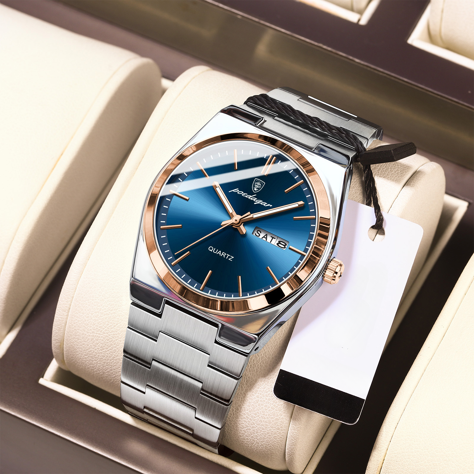 Swiss Brand's New Ultra-thin Men's Wristwatch - Waterproof, Luminous Quartz Watch Designer Watch Outdoor Sports Watch Luxurious Accessory