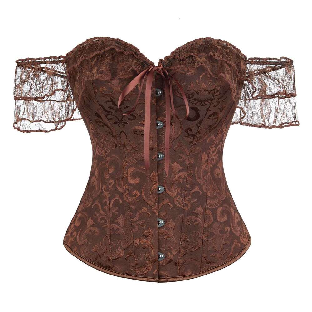 Corset Tops for Women Bustier Shapewear Lingerie Lace Waist Push Up Corset - view 4