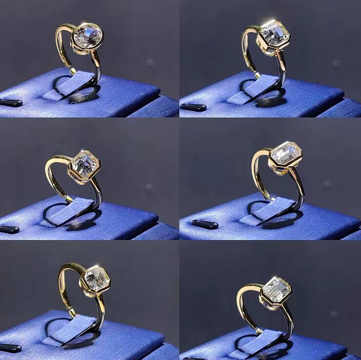 Professional Jewelry Factory Custom 1CT 2CT 5CT Lab Grown Diamond Ring 14K 18K Gold Engagement Wedding Party Gift IGI Certified