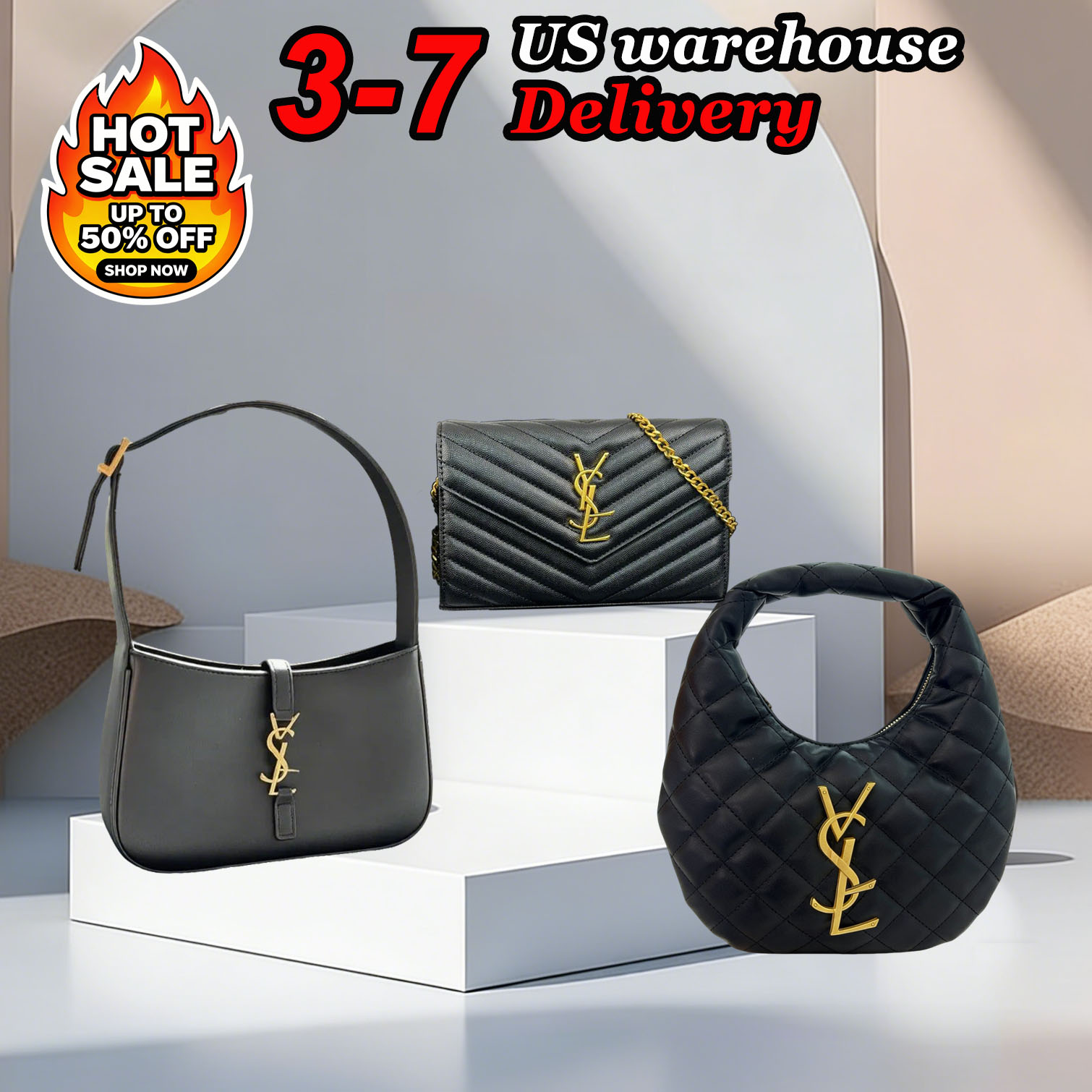 10A High quality Hobo Designer Bag Luxury Shoulder Bag Women's Top Handbag Leather Underarm Bag Gold Hardware Diamond Zipper Closure Suede Casual Shopping Wallet