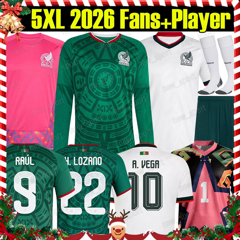 5XL 2026/27 MeXICo soccer jerseys Club America Soccer Jersey fans version RAUL CHICHARITO LOZANO DOS SANTOS Kids kit women Men sets uniforms football shirt