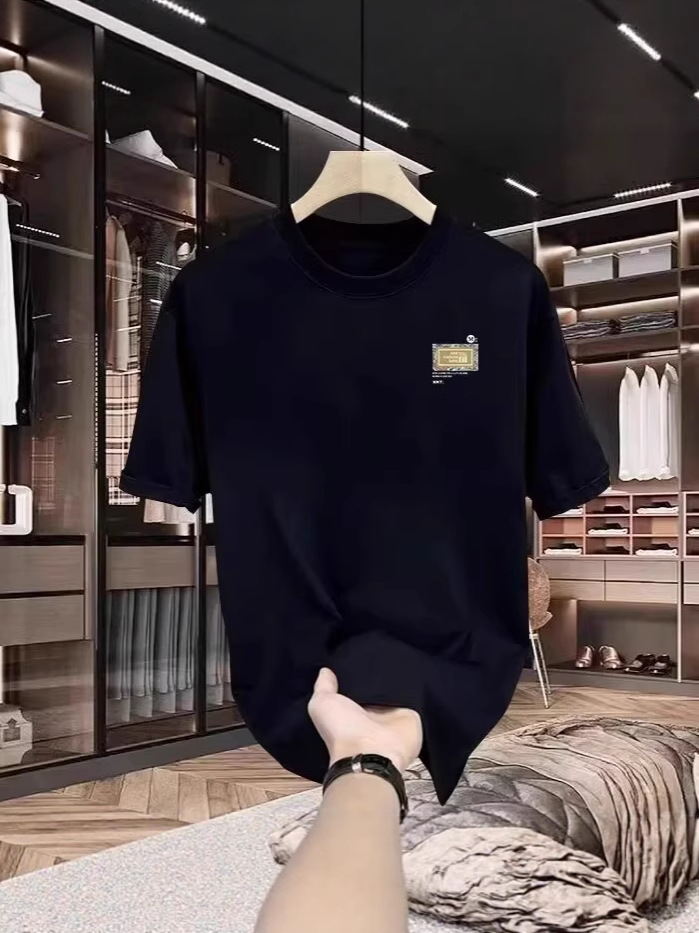 Men's Summer New Arrivals T-Shirts | Creative Geometric Graphic Trendy Versatile Casual Oversized Base Layer Short Sleeve Tops