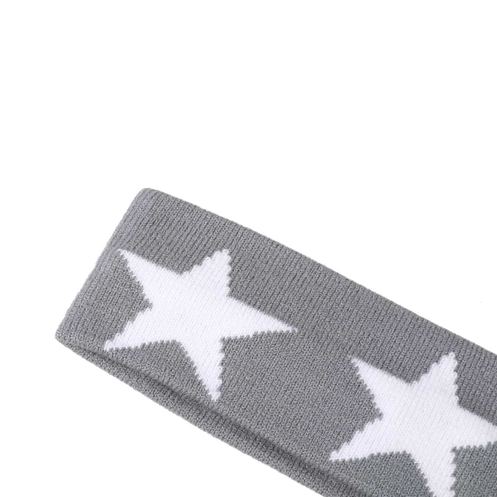 Star Print Solid Color Headband for Women Girl New Cotton Hair Accessories for Daily Fashionable Soft Hairband D260326