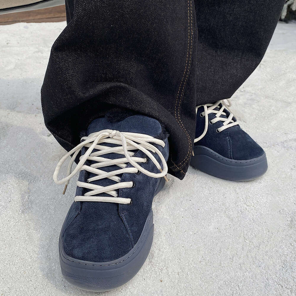 Men's Shoes 2025 Winter New Trendy Retro Casual Versatile Thick-Soled Sports Loafers Warm