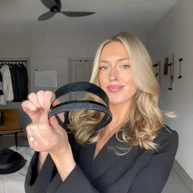 Black Hair Band High Skull Top Headband Hair Accessories Women Decorative Hair Hoop D260326