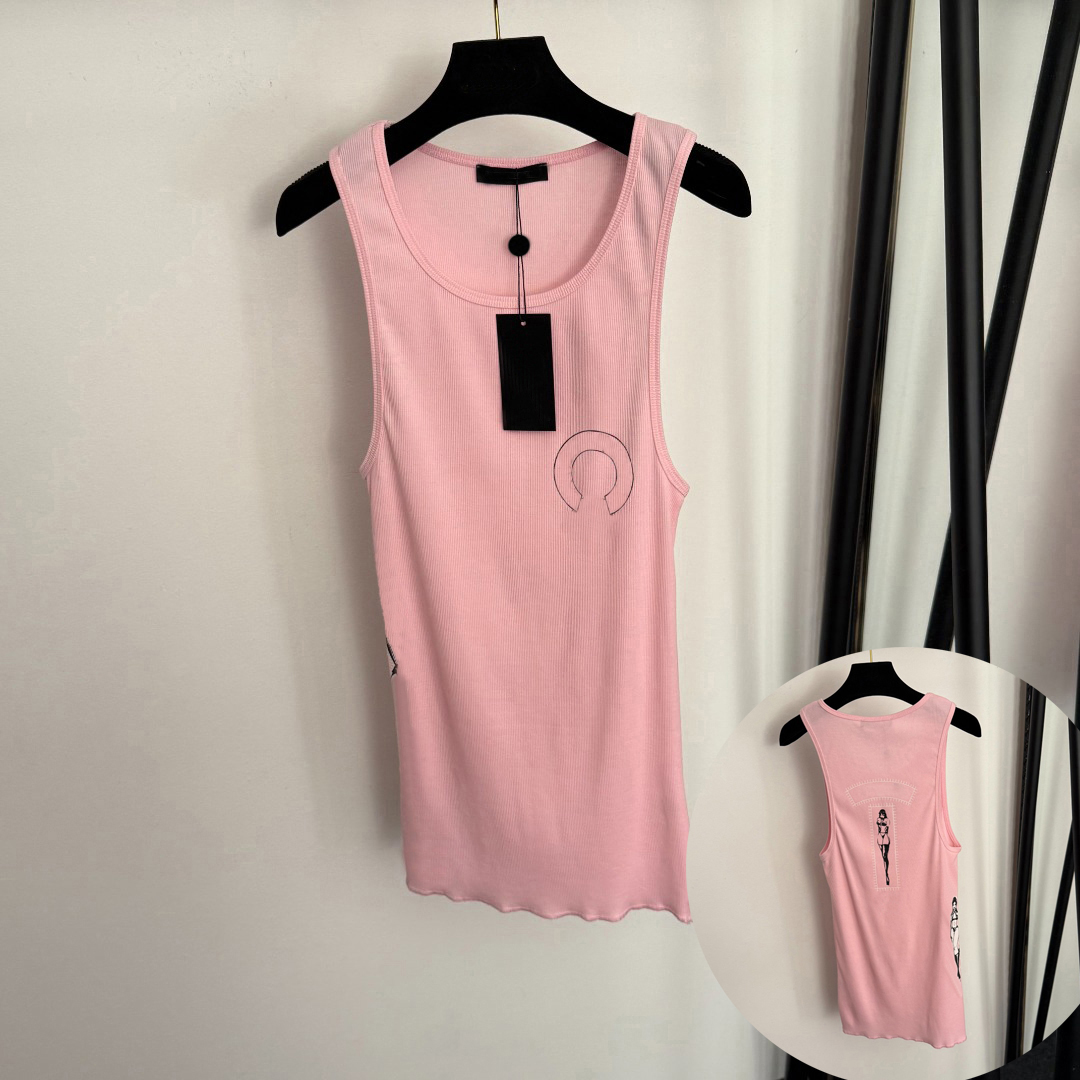 C2631Nek1 Tank Top Sporty Cute Tshirt Light Cotton Crop Top & Shorts Perfect for daily travel workouts Vibrant hues flattering fit effortlessly stylish Vest